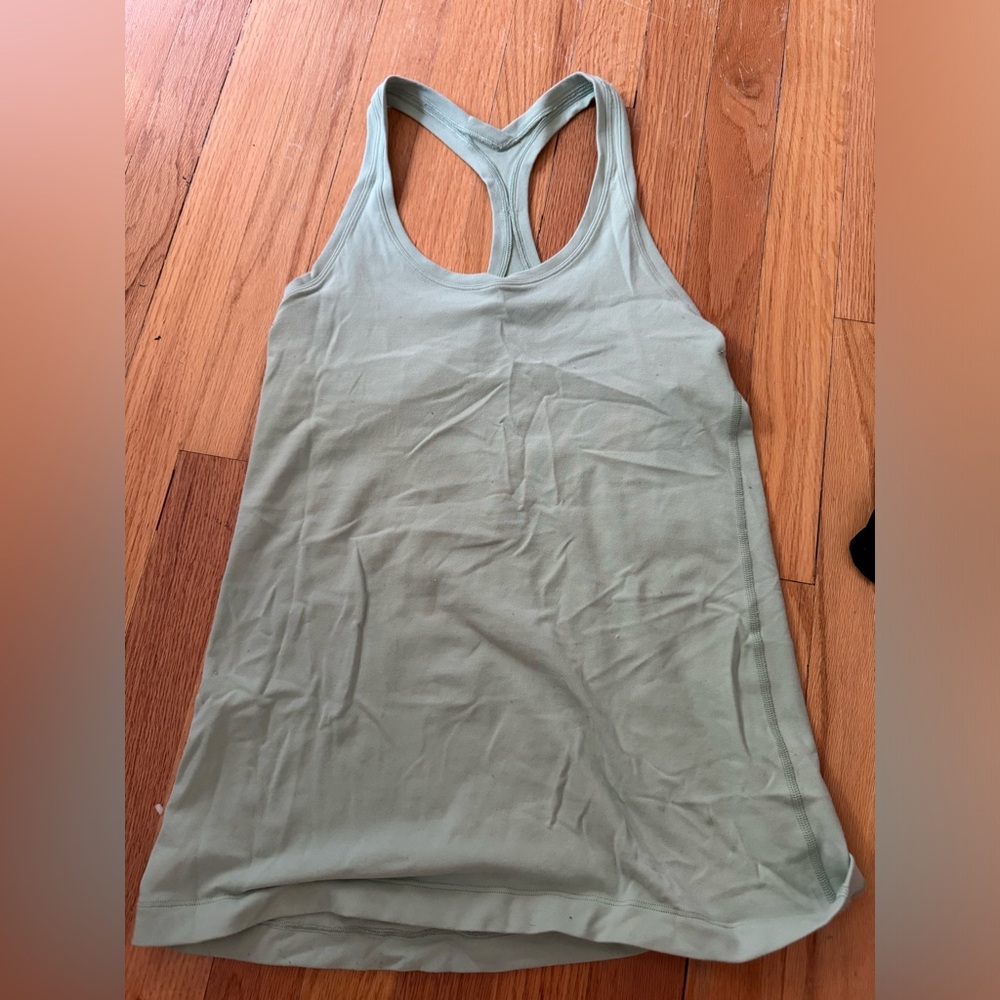 Mint green lululemon racer back tank!